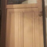 Haussmannian door 83x220.5cm with an old glazed transom frame.