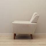 Cream armchair, Danish design, 1970s, production: Denmark