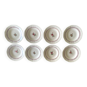 8 assiettes creuses anciennes