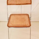 4 chair set Plia by Giancarlo Piretti for Castelli