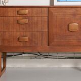 Stonehill vintage teak enfilade, Scandinavian style, 197,5cm