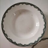 Set of 6 antique soup plates – Ironstone, circa 1900
