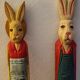 Lot jouets en bois lapins