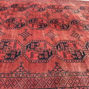 Large carpet former Turkmen afghan handmade 286 X 342 CM