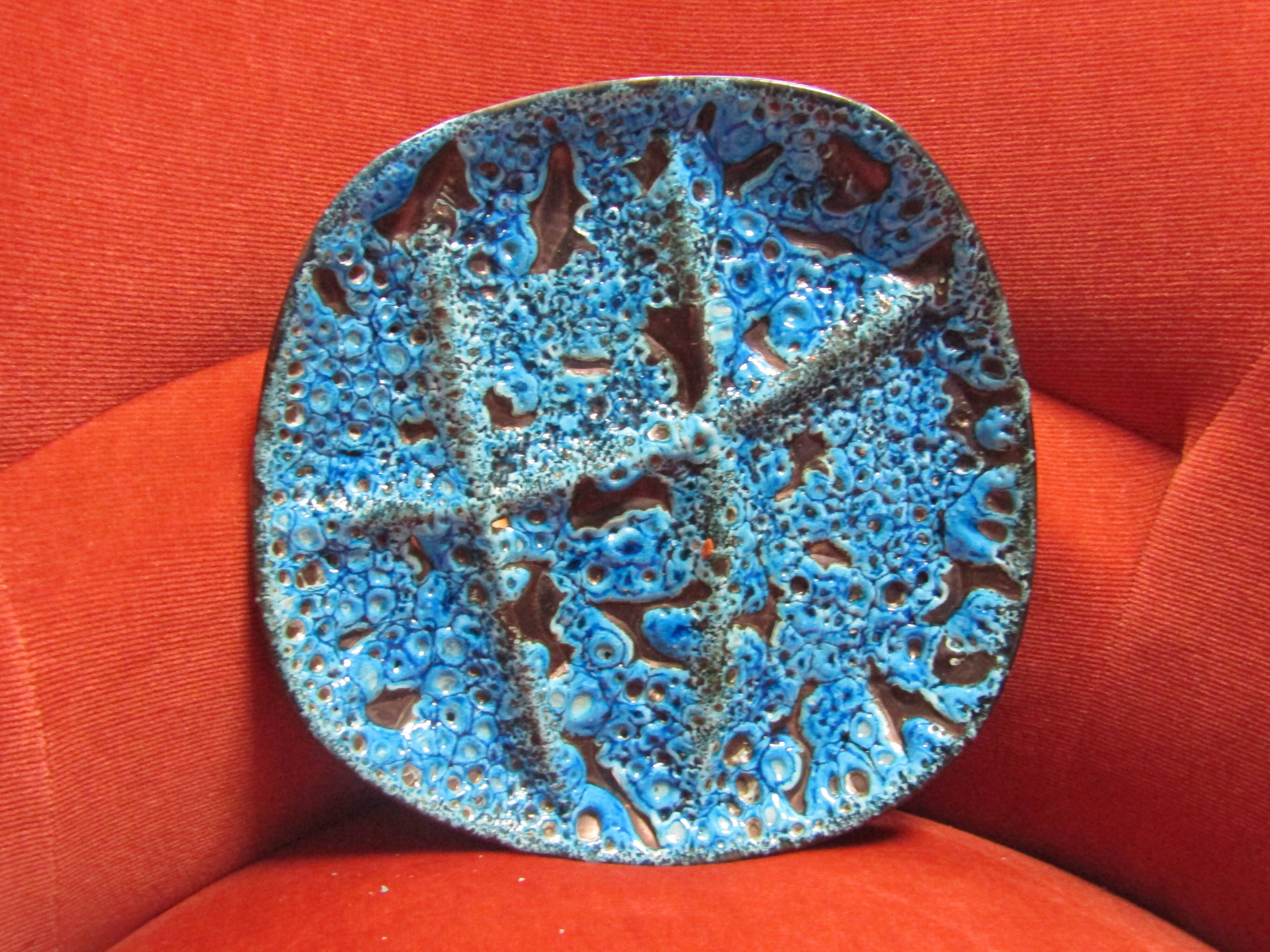 Plates with compartments Emaux de Glaciers