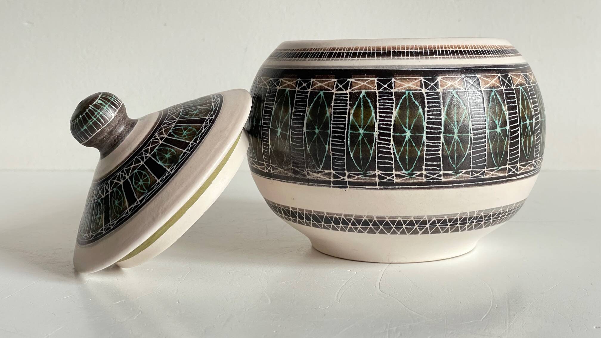 Ceramic Tobacco Pot Marcel GUILLOT