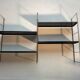 Metal wall shelf