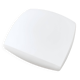 White glass ceiling lamp Kamenický Šenov, Czechoslovakia 1970s