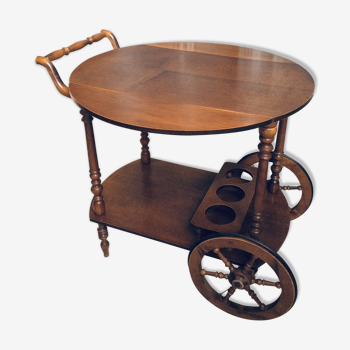 Vintage and folding trolley aperitif-table