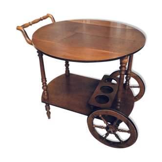 Desserte apéro-table vintage et repliable