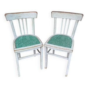 Paire de chaise ancienne - bistrot luterma