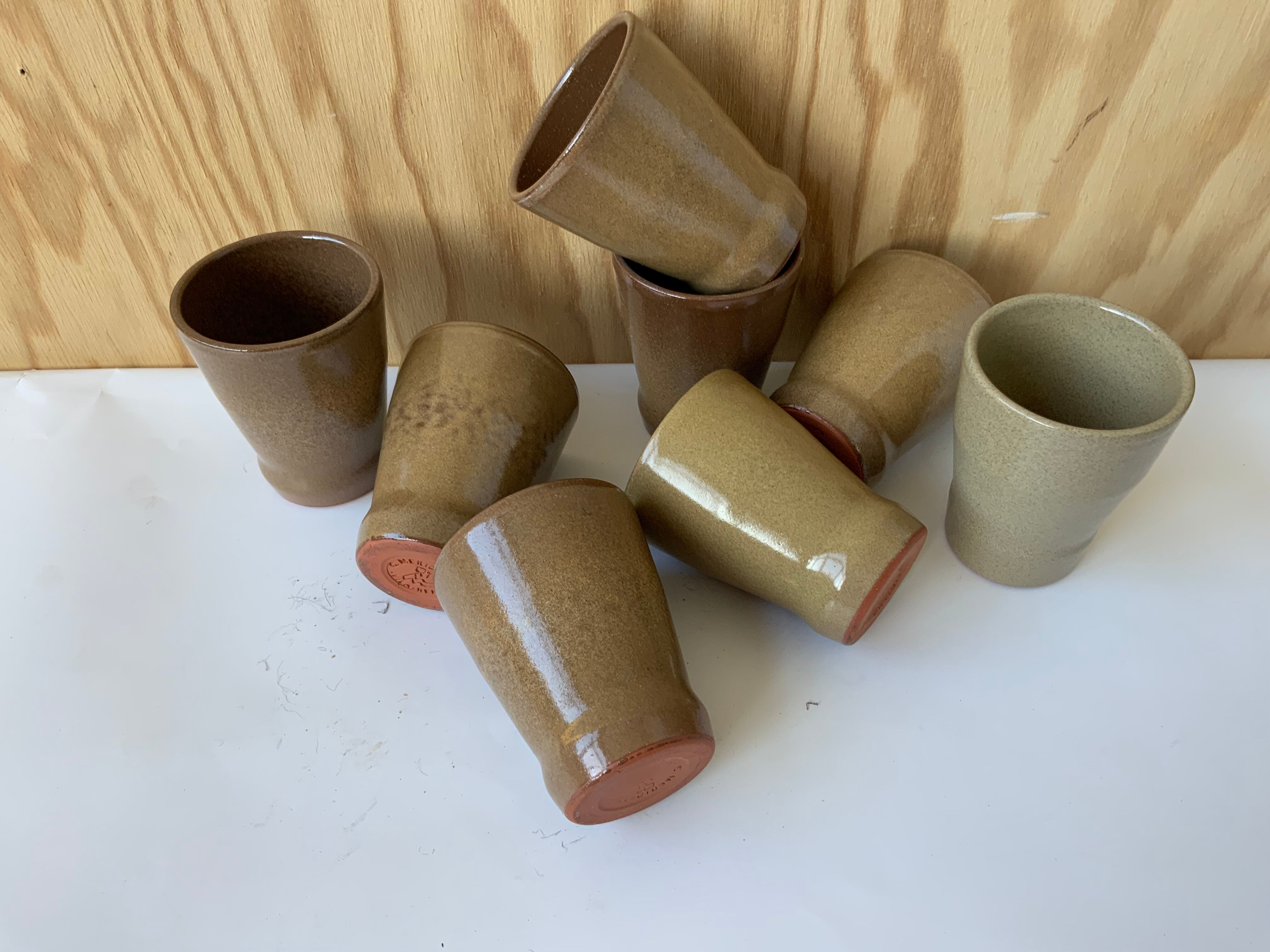 Sandstone cups