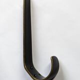 Set of coat hooks, brass hooks, design attributed to Carl Auböck, 1950s, Modernist, Vintage