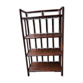 Rattan and wood shelf 70