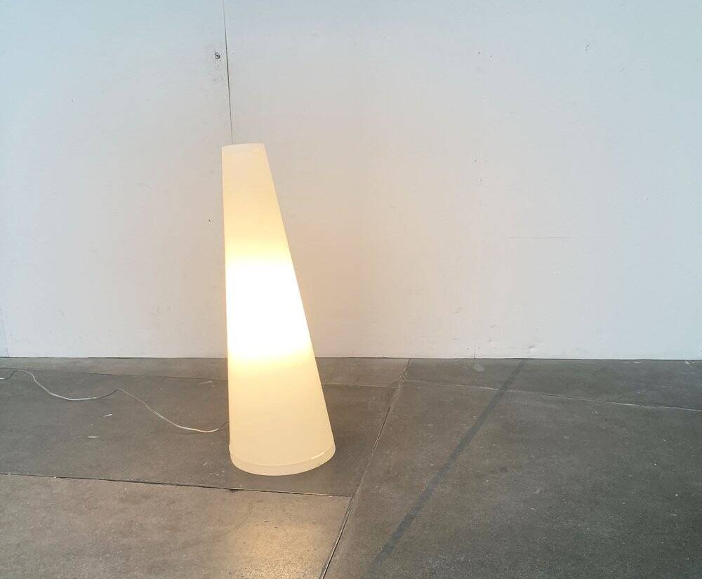 Italian postmodern cone floor lamp by Emporium