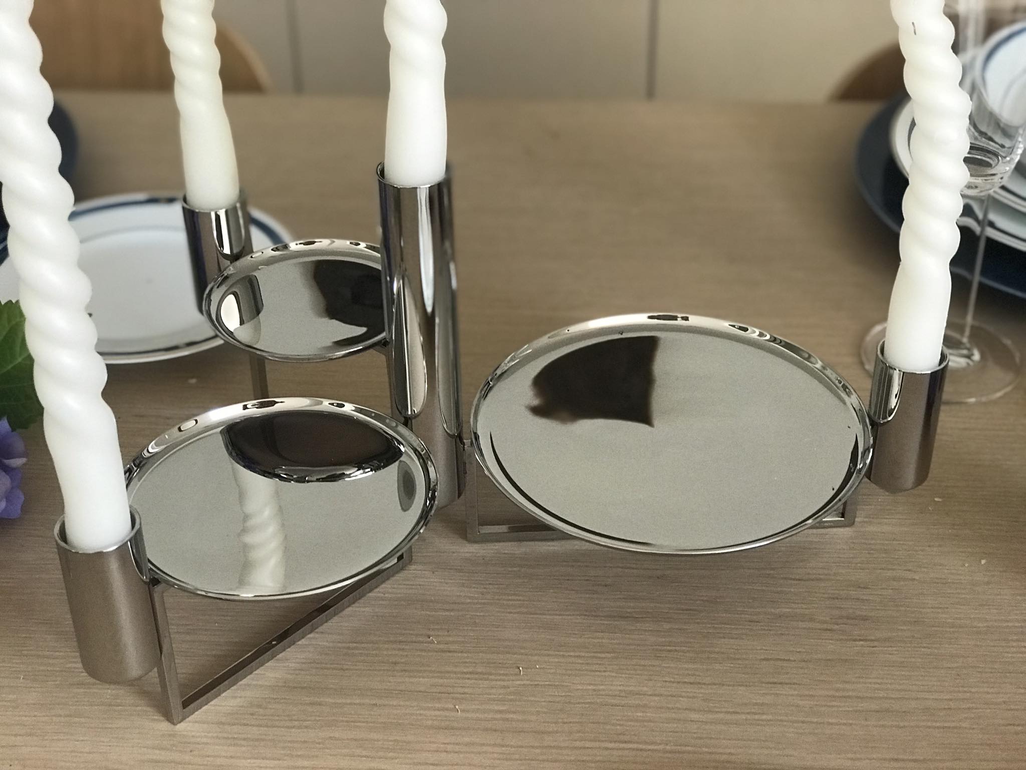 Georg Jensen centerpiece candle holder