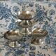 4 antique ice cream bowls