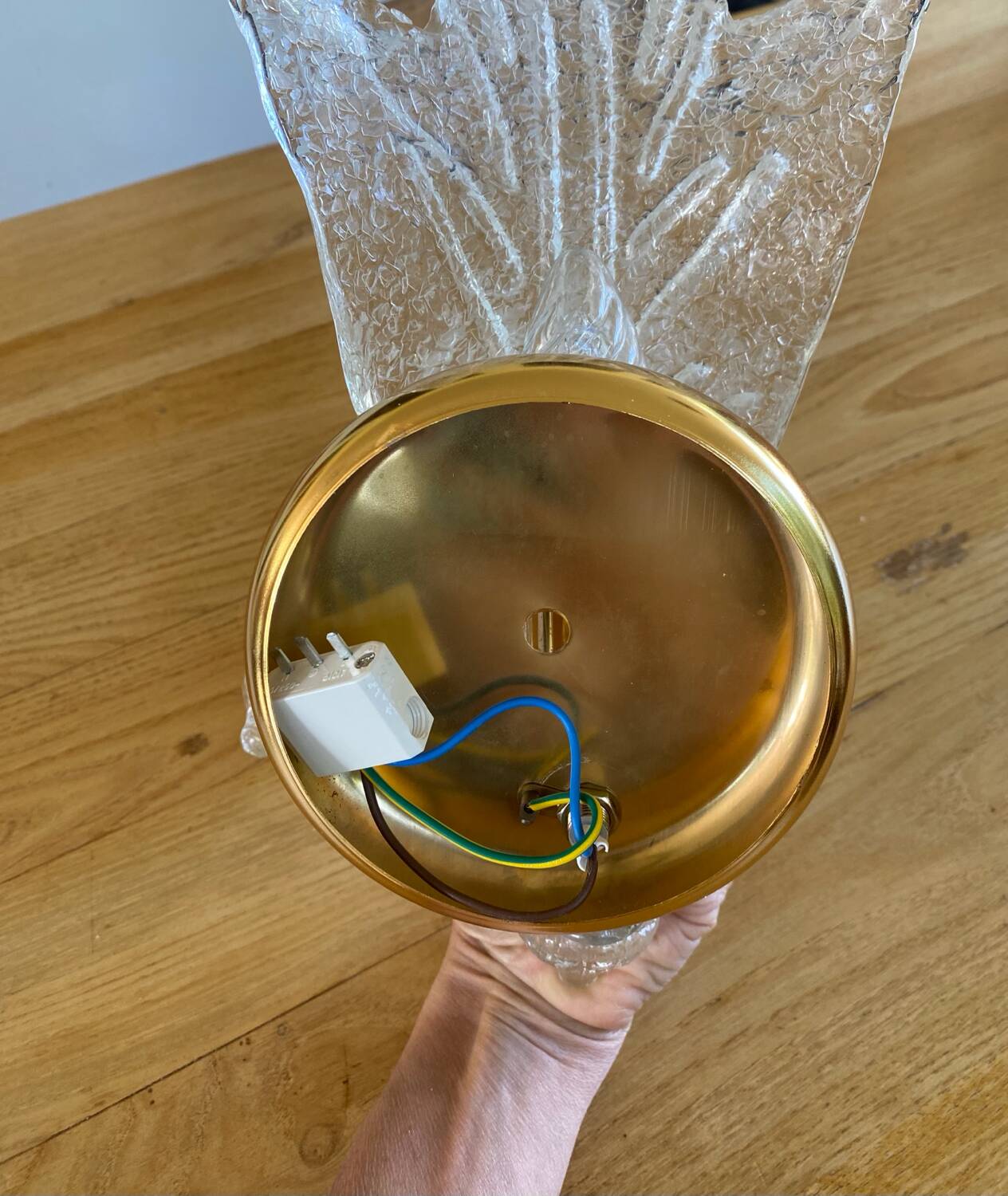 Pair of Murano wall lights