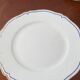 Dish on porcelain pedestal E. BOURGEOIS