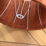Orange wool lampshade