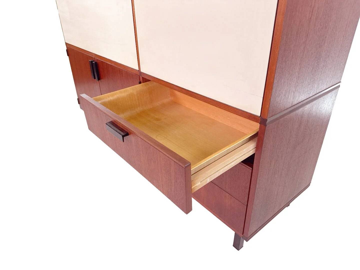 Vintage made to measure cabinet by Cees Braakman for Pastoe in teak - 1960s design