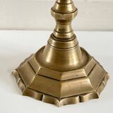 Lampe chic laiton massif vintage