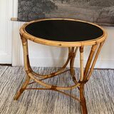 Rattan coffee table