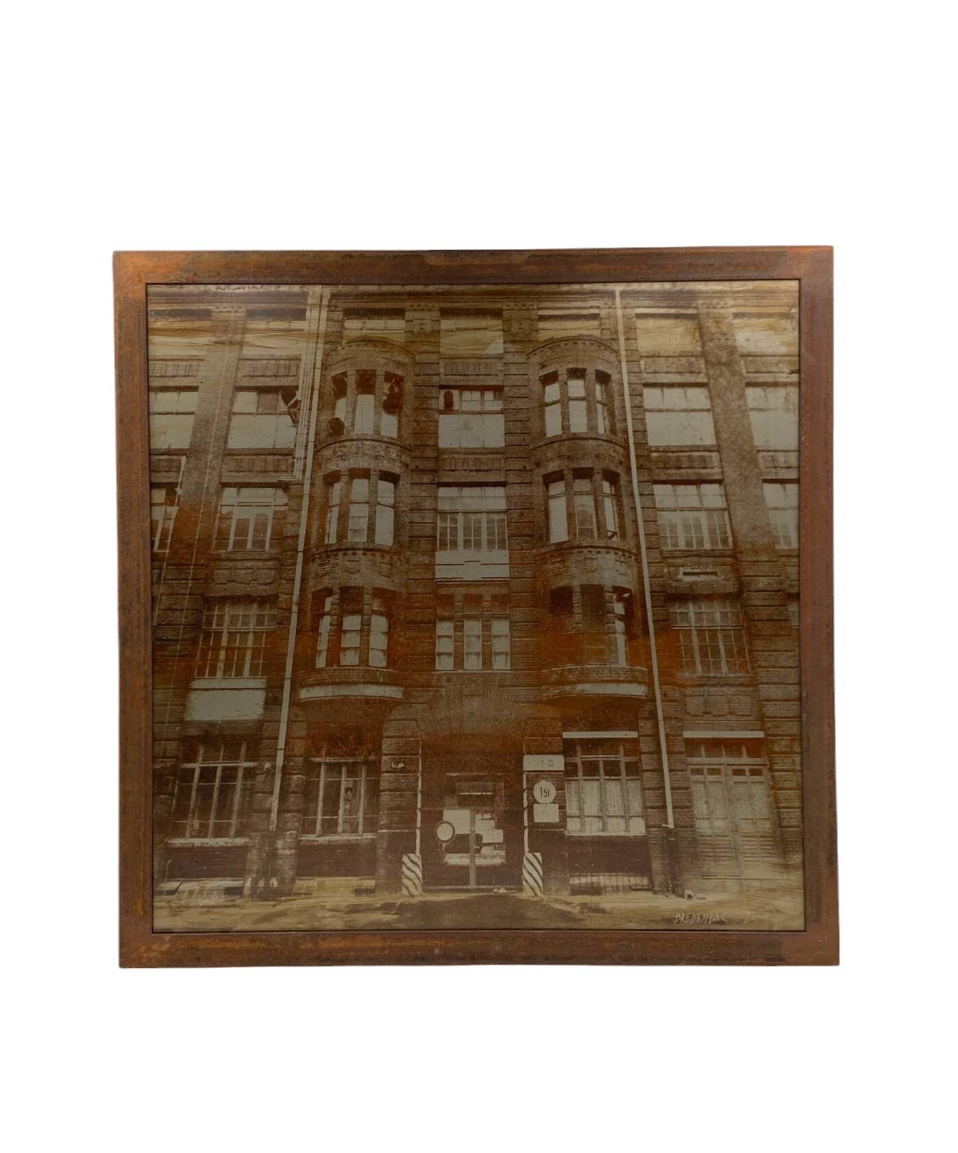 Jean-Pascal Bredenbac, Photo On Sheet Metal, Mounted On Panel, France 2000's