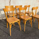 Set of 6 yellow bistro chairs