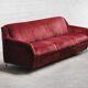 Mid-Century Italian Velvet 3-seater Sofa, 1950's