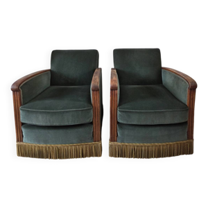 paire de fauteuils art