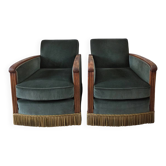 Paire de fauteuils Art Déco