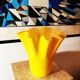 1970S Stunning Jacketed Fazzoletto Vase in Murano Glass. Made in Italy