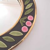 Mithé Espelt ceramic round mirror