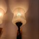 Pair of wall lamps in gilded brass 1960