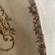 1 iron clay dish HB Choisy le Roi sepia color