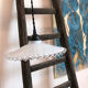 White opaline lace walker