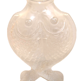 Crystal fish vase by bayel royal crystal of champagne