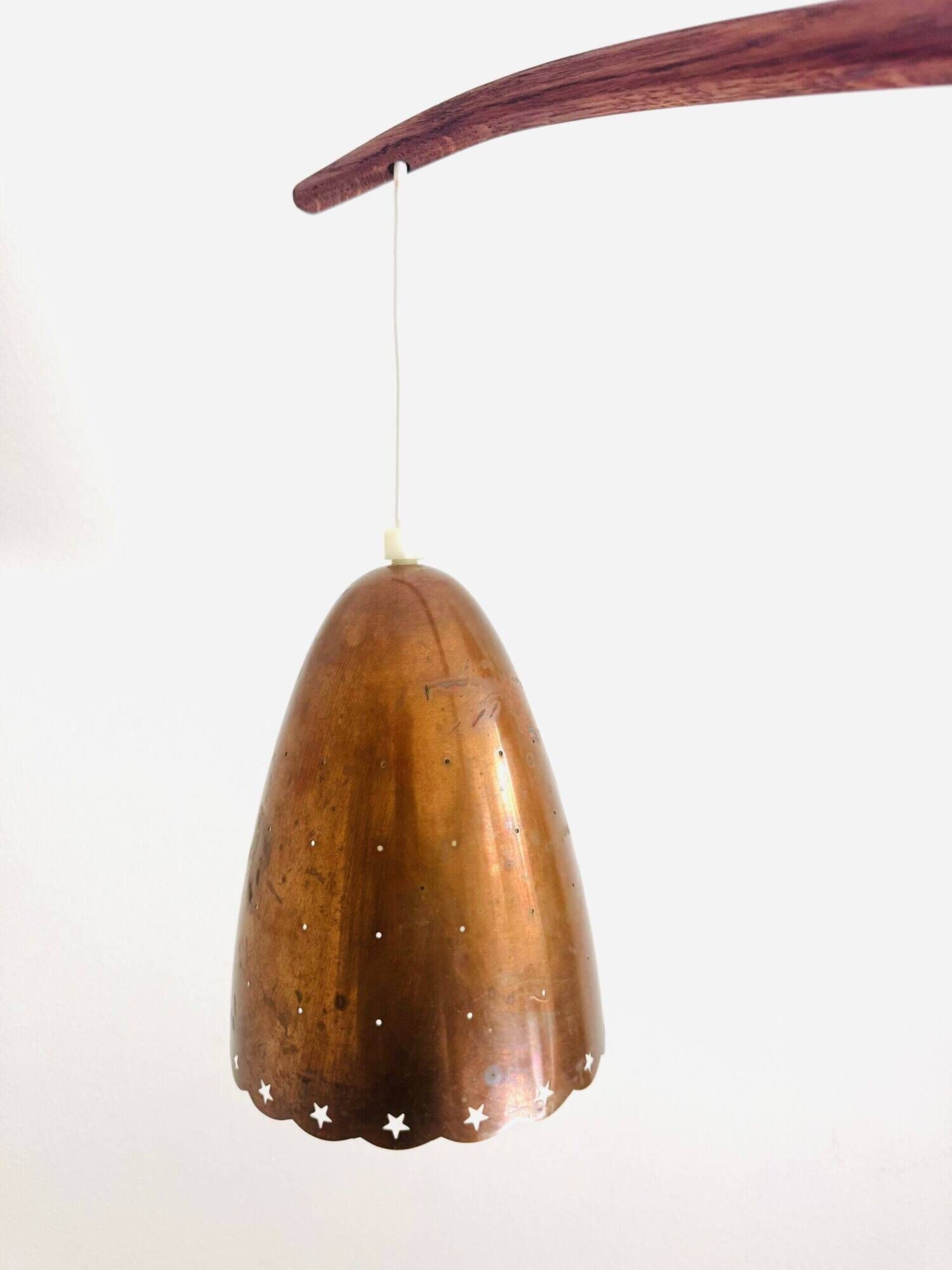 Swivel-Arm Perforated Brass Wall Lamp By Hans-Agne Jakobsson For Markaryd, Sweden, 1960S