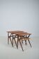 Danish nesting tables designed by Johannes Andersen for Silkeborg, 1960s