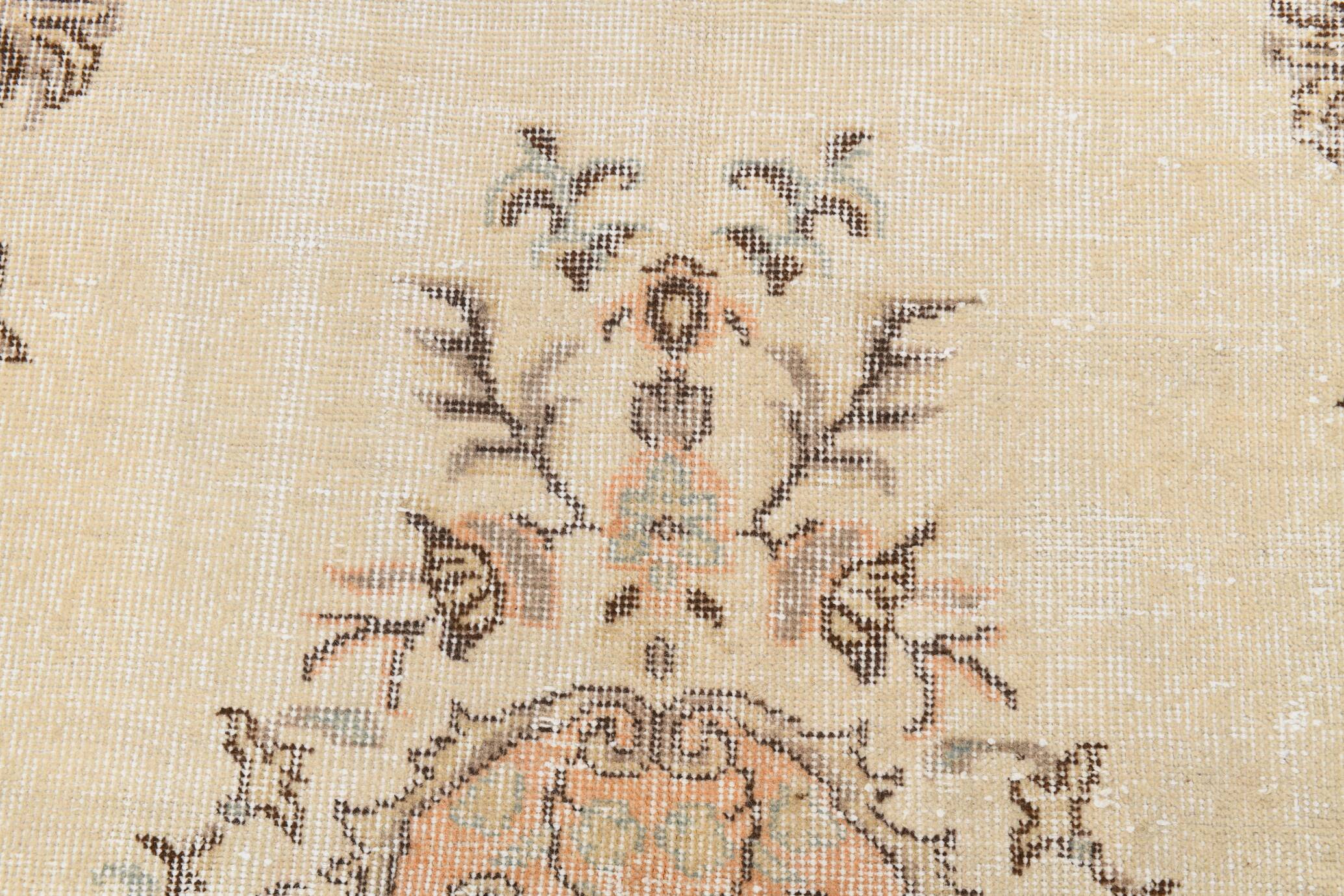 6x10 Shades Of Brown Beige Classic Vintage Rug, 174x303Cm SK 5112