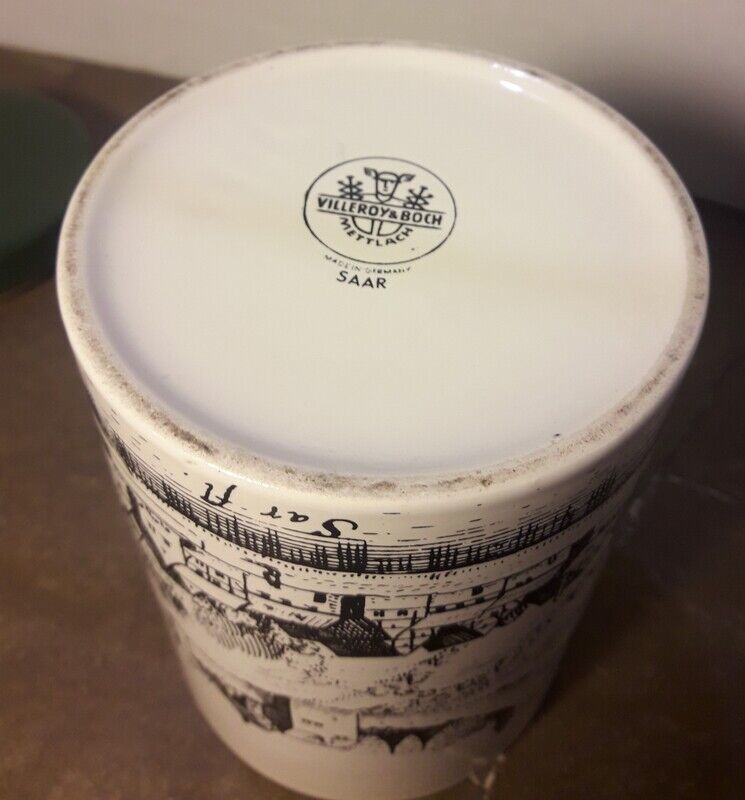 Pot à épices céramique Villeroy et Boch Mettlach Sarburg, Allemagne