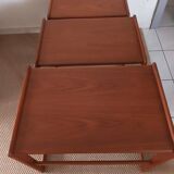 Tables gigognes teck de Arne Hovmand-Olsen