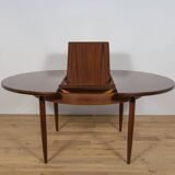 Mid-Century Teak Round Fresco Dining Table from G-Plan, United Knigdom.