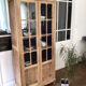 Parisian glass cabinet bookcase