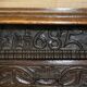 Hand-carved commode from 1685 with sideboards and side cupboards.