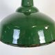 Industrial British Green Enamel Factory Pendant Lamp, 1960s