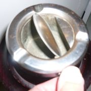 Par-fumee wooden ashtray on stand