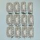 Crystal Glass Sconces Set of 12 by Staff Germany 1970’s