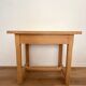 Small oak farmhouse table